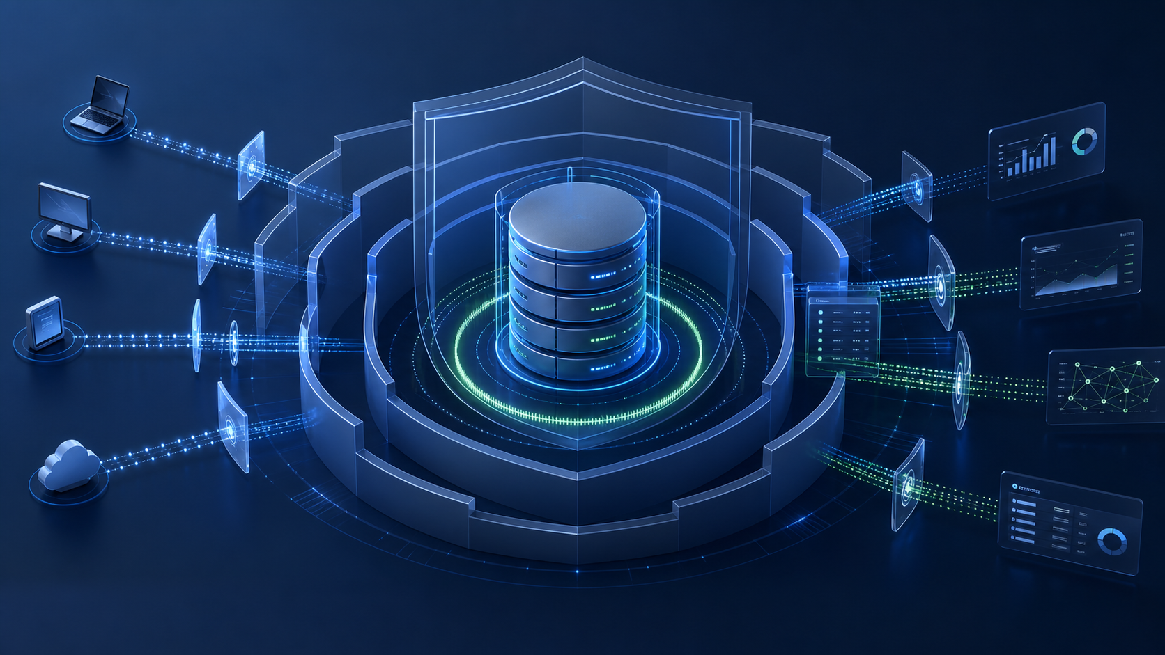 Technical visualization for Database Access Control Framework